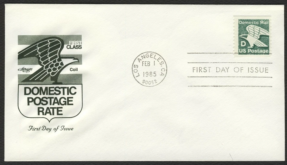 #2112 'D' Eagle, Artmaster FDC **ANY 5=FREE SHIPPING** - Image 1 of 1