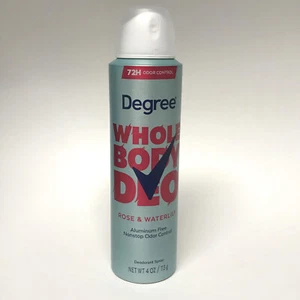 Degree Whole Body Deo Aluminum Free Women's Deodorant Spray Rose & Waterlily 4oz - Picture 1 of 2
