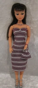 Made to fit DOLLIKIN doll #37 Handmade Dress, Purse & Necklace Set - Picture 1 of 3