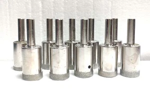10Pcs Thin Diamond Drill Bits 19mm Hole Saws Drilling Holes for Gemstones - Picture 1 of 12