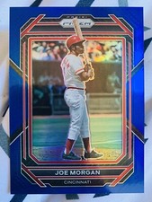 2023 Panini Prizm Joe Morgan Blue Prizm Refractor #45/149 Cincinnati Reds
