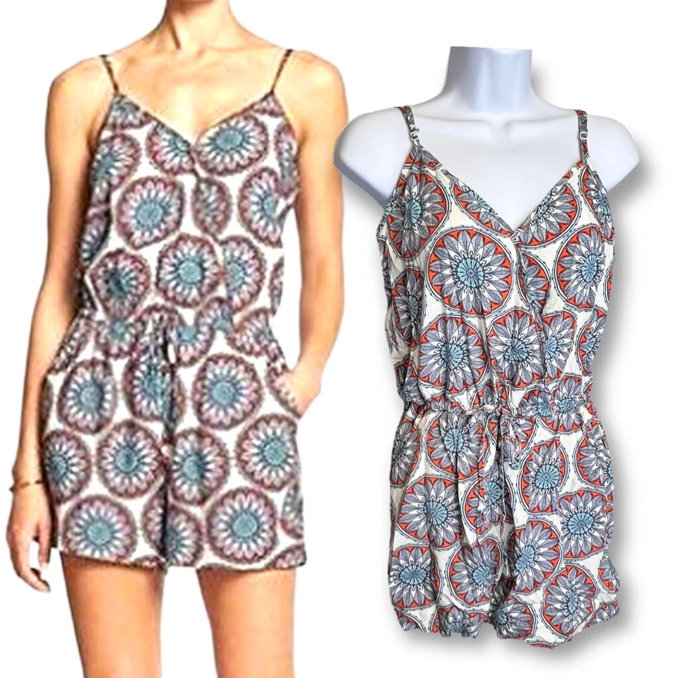 Женский джемпер игровой костюм-комбинезон Banana Republic геометрический летний размер маленький - Изображение 1 из 4