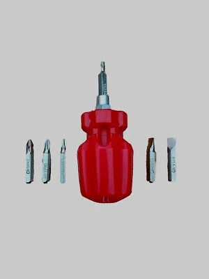 Multi Function small Screwdriver  - 6 Bit - Image 1 of 4