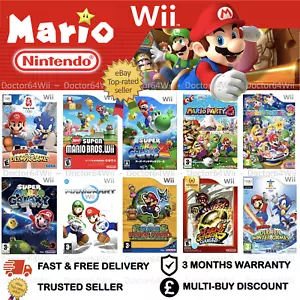 MARIO BUNDLE - NINTENDO WII GAMES - FREE FAST DISPATCH - GALAXY KART BROS - PAL - Picture 1 of 19