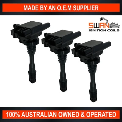 3-Pack SWAN Ignition Coil for Mitsubishi Pajero GLS GLX VRX 2003-2006 3.8L - image 1 of 4