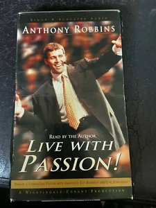 Live With Passion - Anthony Robbins - Audiobook 4 cassettes - Picture 1 of 2