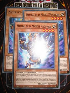 YU-GI-OH! PLAYSET (LOT DE 3) MAFTEAL DE LA MAGICLE MALEFIQUE BODE-FR021 1 éd - Picture 1 of 1