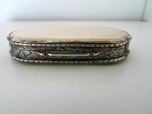 ANTIQUE VICTORIAN SILVER 800 VANITY COMPACT LIPSTICK HOLDER REPOUSSE - Picture 1 of 11