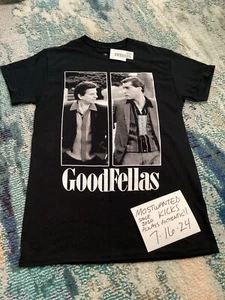 NWT Goodfellas Movie Shirt Ripple Junction Black Joe Pesci Ray Liotta Men’s Sz S - Picture 1 of 4