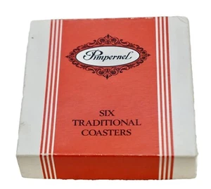 Vintage Pimpernel Six Traditional Coasters The Old English Villages -5 coasters - Picture 1 of 11