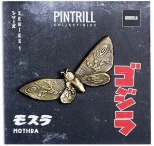 ⚡RAR⚡ PINTRILL x TOHO 3D MOTHRA PIN *BRANDNEU* GODZILLA PIN JAPAN EXKLUSIV - Bild 1 von 3