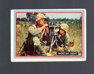 1953 Fighting Marines Card # 18 - TOPPS - Mortar Sight - Picture 1 of 2