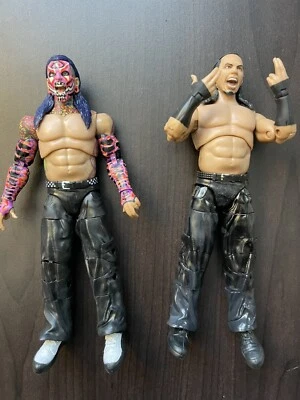 Custom TNA  HARDY BOYZ Figures When They Teamed With Joe Hendry. Jeff & Matt - Image 1 of 4