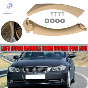Para BMW E90 328i manija de panel de puerta cubierta trasera izquierda beige interior y exterior - Imagen 1 de 8