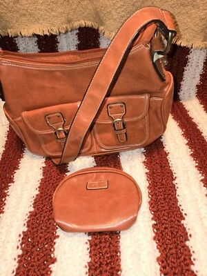 Bolso de Hombro Cabeza de Pato Vintage Marrón Camel Años 80 Talla Mediana Y2k Moda  Foto 1 de 4