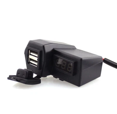 USB Charger LED Voltmeter for Honda CB600F CB650F CB650F CB900F CB500F CB500X - Image 1 of 4