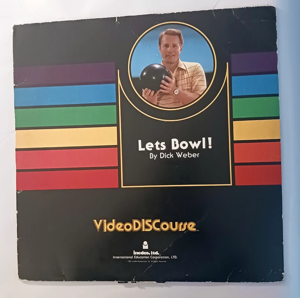 12" Laser Disc Lets Bowl by Dick Weber Bowling - Image 1 of 2