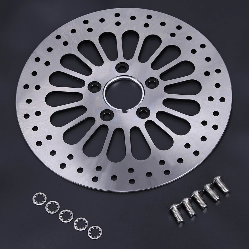11.5" Rear Brake Rotor Disc for Harley Sportster Softail Road King Electra Glide Foto 1 de 4