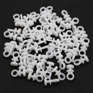 50pcs Plastic Curtain Track Hooks Runner Fit Replacement Accessories For Camper - Picture 1 of 6