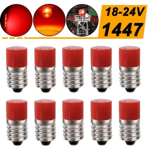 Red No 1447 light LED bulbs 18 volt for Lionel trains & accessories.10Pcs - Picture 1 of 6