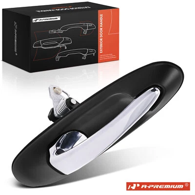 Alça externa traseira direita cromada e preta com primer para Lincoln Town Car 2003 - Imagem 1 de 4