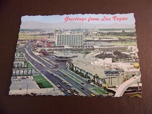 "Greetings From Las Vegas" Vintage 1970's Post Card (Imperfect) - Picture 1 of 6