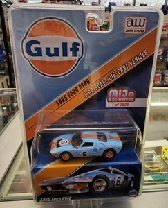 AW Auto World Limited Edition Gulf Mijo Exclusives Gulf 1965 Ford GT40 #6 "MOC" - Picture 1 of 4