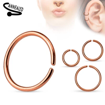 Anillos de aro de nariz tabique cartílago oreja 10 piezas torre daith hélice tragus joyería corporal Foto 1 de 4