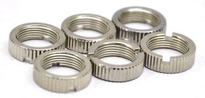 6-Toggle Switch Face Nuts for Freightliner Peterbilt Chrome Steel GG#67001 - Picture 1 of 5