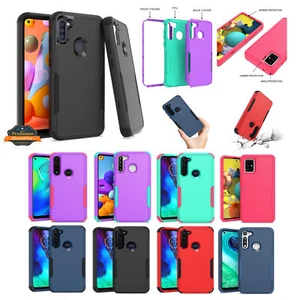 For Apple iPhone 16 Plus Tough Hybrid Shockproof Rubber 3in1 Armor Case Cover - Picture 1 of 37