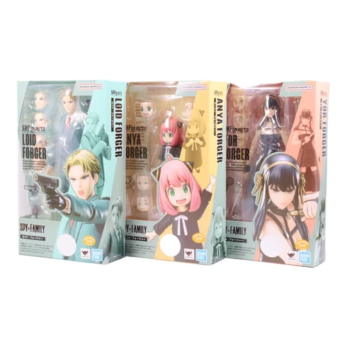 Bandai S.H.Figuarts SPY x FAMILY Anya Forger & Loid & Yor set - Action Figure Cover