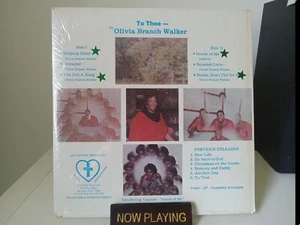 Olivia Branch Walker To Thee LP Vinyl Record Gospel Funk Soul SOLNA Productions - Imagen 1 de 14