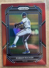 Kumar Rocker 2023 Panini Prizm Red Prizm Refractor /199 Texas Rangers