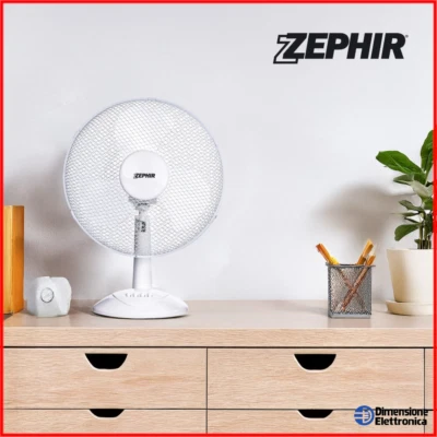 Ventilatore da Tavolo ZEPHIR pbi30 cm 3 Velocita' Oscillazione Pavimento casa 45