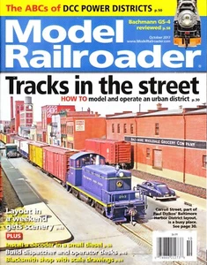MODEL RAILROADER 10/17 STREET RUNNING, DECODER SMALL DIESEL, DCC POWER DISTRICTS - Picture 1 of 2