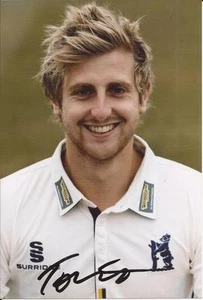 WARWICKSHIRE * TOM ALLIN SIGNED 6X4 PORTRAIT PHOTO+COA - Picture 1 of 1