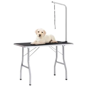 Dog Grooming Table Black and Silver - Picture 1 of 9