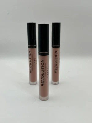 Makeup Revolution Matte Lip Featured 109 Long-Lasting Lip Color Pack Of 3 Pcs - Image 1 of 4