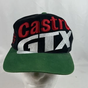 Vintage John Force Castrol GTX Snapback Mütze Cap Schön! Kostenloser Versand - Bild 1 von 9