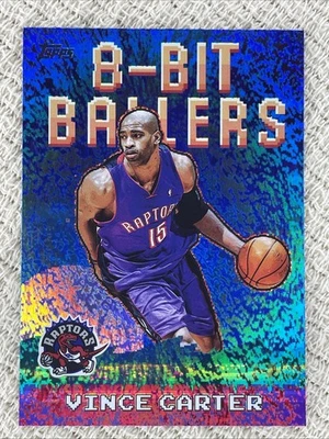 2025-26 TOPPS #8B-26 VINCE CARTER BOLAS DE 8 BITS ARENA BRILLO LÁMINA SP!! Foto 1 de 4