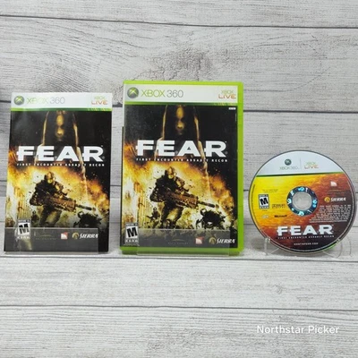 F.E.A.R. First Encounter Assault Recon (Xbox 360, 2006) Complete | CIB | Tested - Image 1 of 3