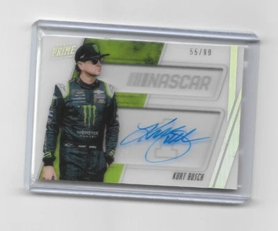 Kurt Busch 2019 Panini Prime NASCAR Shadowbox Signatures  55/99  Auto - Image 1 of 2