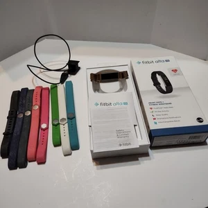 Fitbit Alta Hr Large W/ 9 Bands - Picture 1 of 8