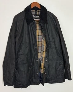 Chaqueta encerada Barbour Ashby para hombre talla XL VENTA AL POR MENOR $398 azul marino - Imagen 1 de 8
