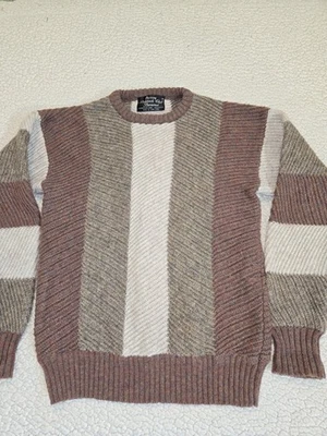 Suéter de Lana Shetland Para Hombre Arrow Paddock De Colección Talla M Oliva/Br/Crema Preppy College Foto 1 de 4