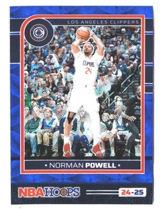 2024-25 Hoops Norman Powell #74 Premium Prizms Scope Blue #/99 Clippers - Picture 1 of 2