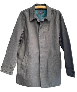 John Lewis Men's Grey Raincoat Overcoat Bodywarmer Size XL - Picture 1 of 10