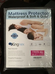 Kingnex Twin XL Matratzenschoner wasserdicht atmungsaktiv Bambusmischung - Bild 1 von 5