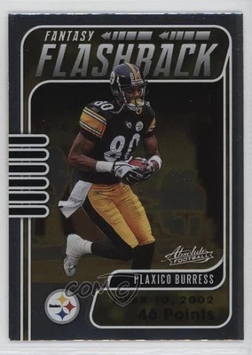 2020 Panini Absolute Fantasy Flashback Plaxico Burress #PB - Image 1 of 2