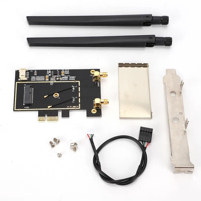 M.2 NGFF To PCI-E X1/X4/X8/X16 Desktop WiFi WLAN Adapter Network Card Converter - Image 1 of 4